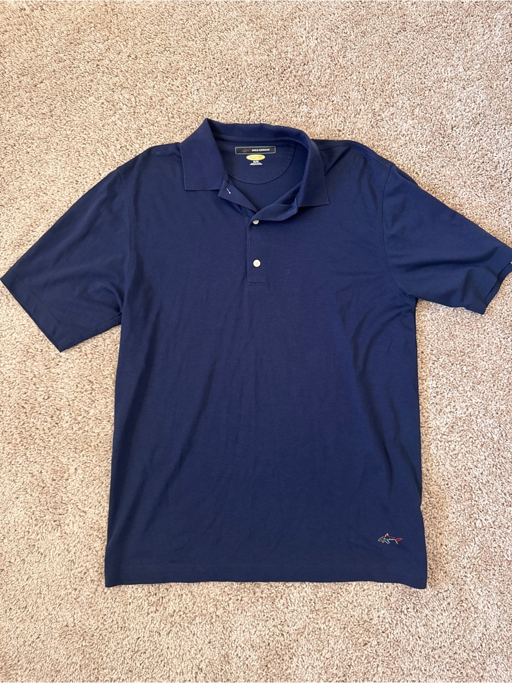 Greg Norman Collection Navy Short-Sleeve Polo